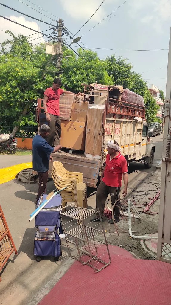 Packers and movers at work