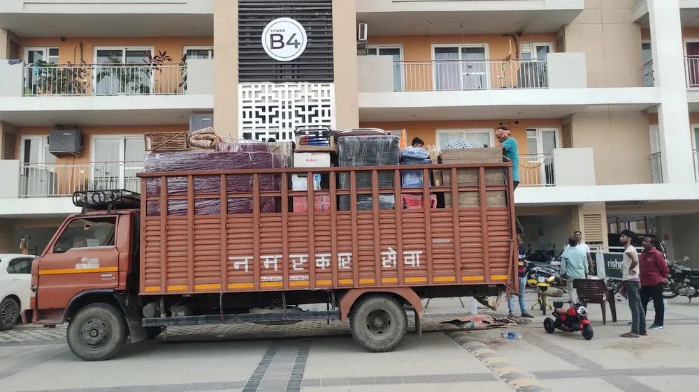 Packers and movers at work